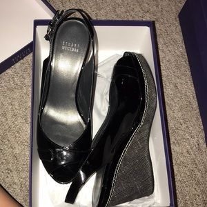 Stuart Weitzmen wedges with open toe